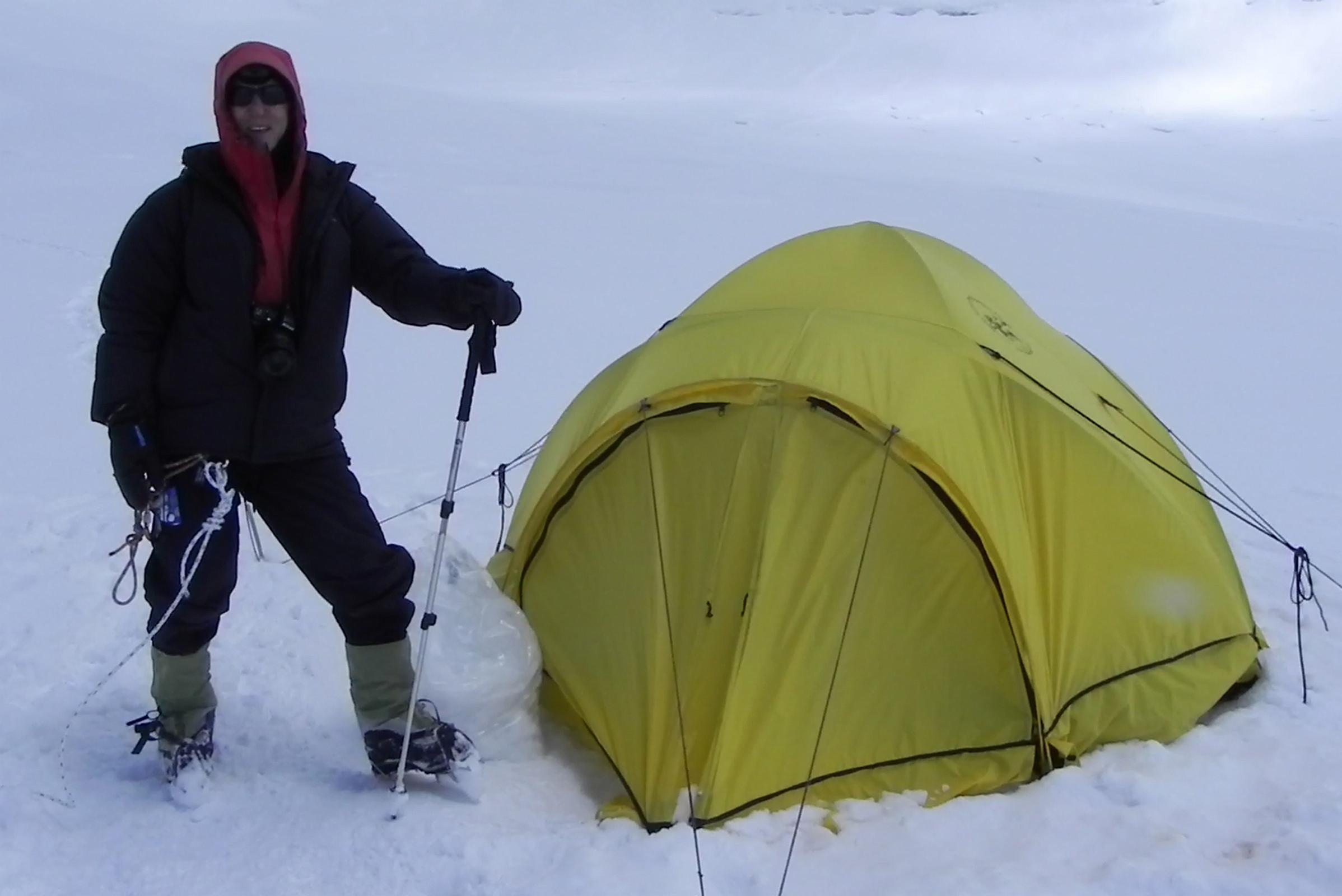 19 Jerome Ryan Outside Our Tent At Lhakpa Ri Camp I 6500m Arriving A Little More Than Three Hours After Leaving Everest ABC 